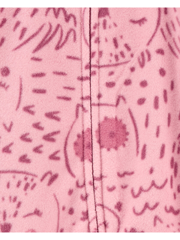 Pijama roz cu bufnita