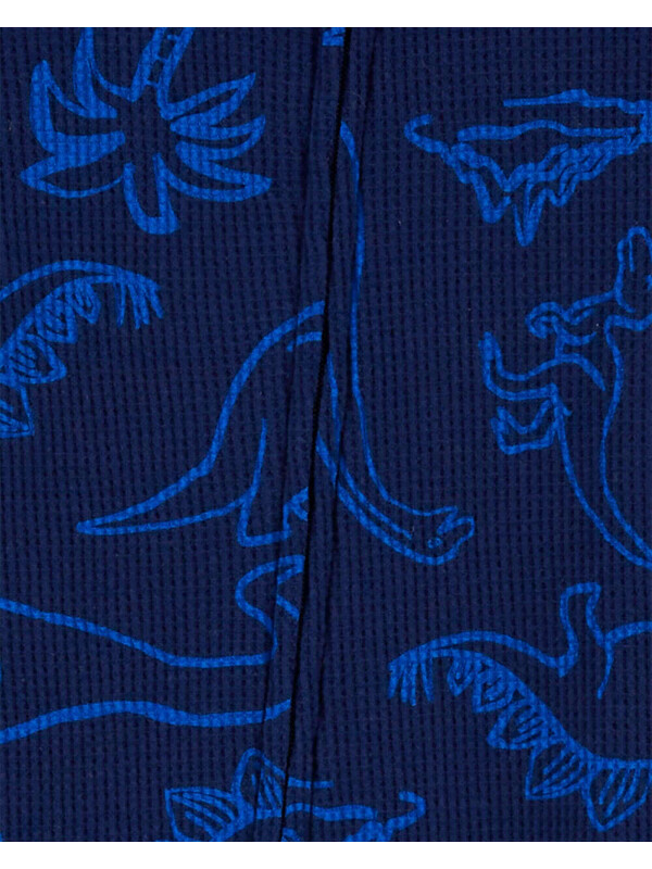 Pijama albastru cu dinozauri