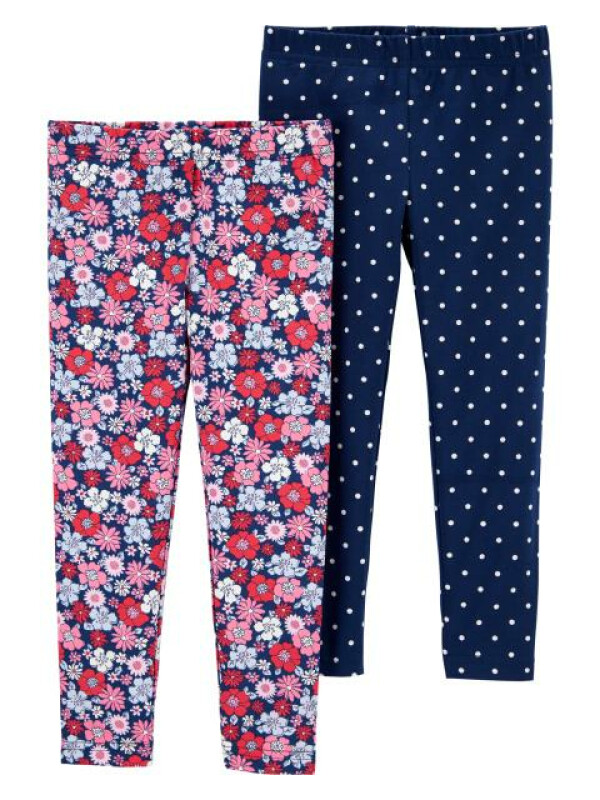 Carter's-Set 2 pantaloni flori buline