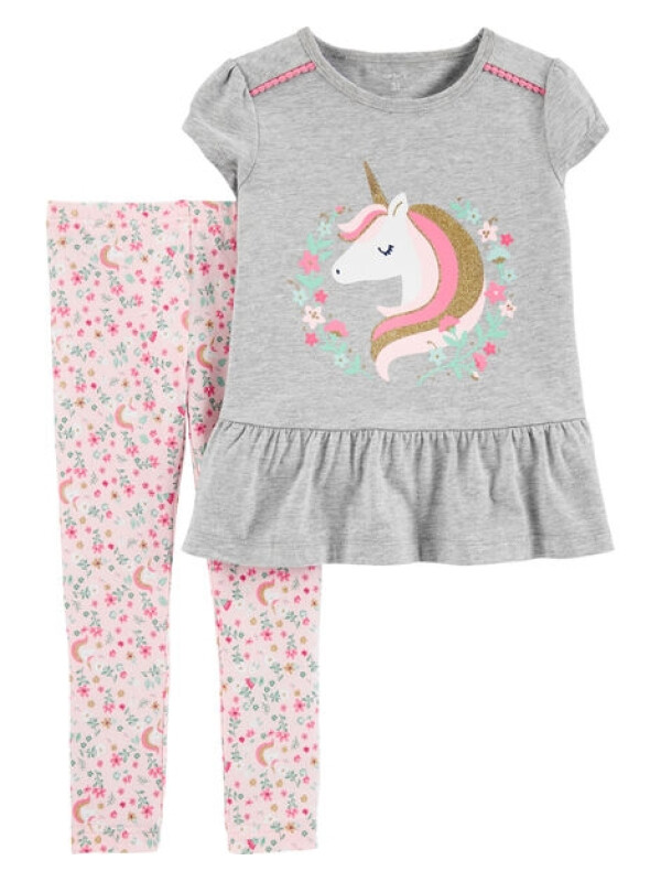 Carter’s Set 2 Piese tricou & pantaloni Unicorn