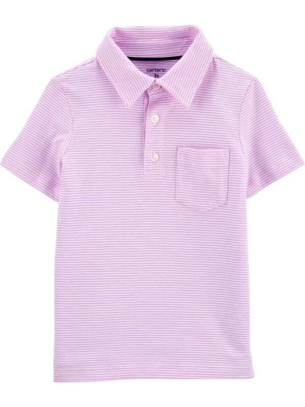 Carter’s Tricou tip polo cu dungi mov
