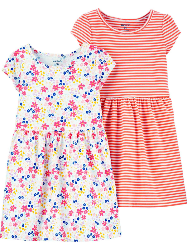 Carter's Set 2 rochite flori dungi