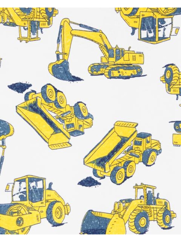 Carter's Set 2 pijamale Buldozer