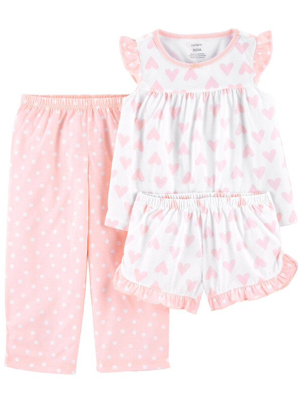 Carter’s Pijama 3 piese Inimioare