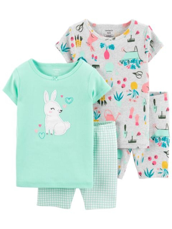 Carter's Set 2 pijamale Iepuras