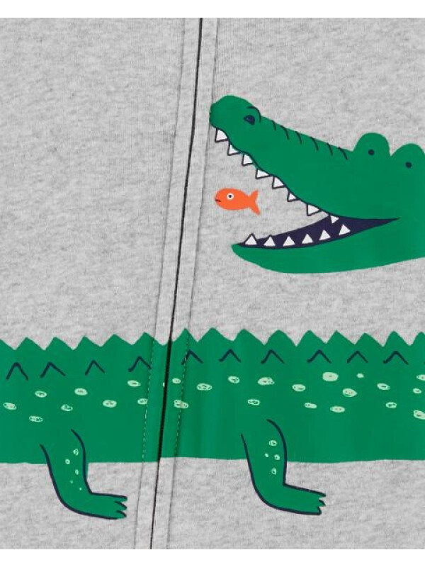 Carter's Pijama cu fermoar Aligator 