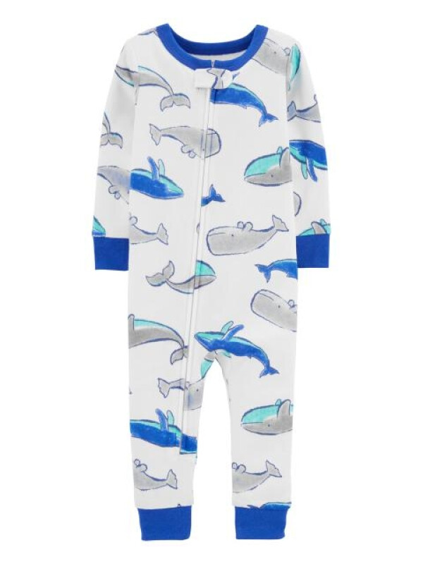 Carter's Pijama cu fermoar Balene