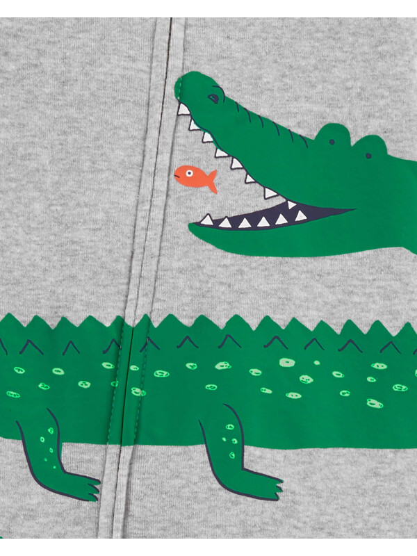Carter's Pijama cu fermoar Aligator 