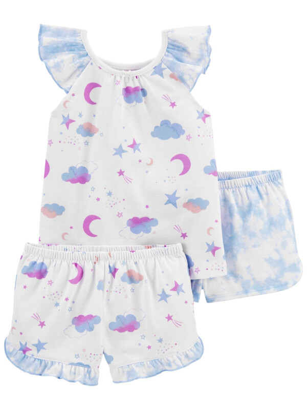 Carter's Pijama 3 piese Luna si stele 