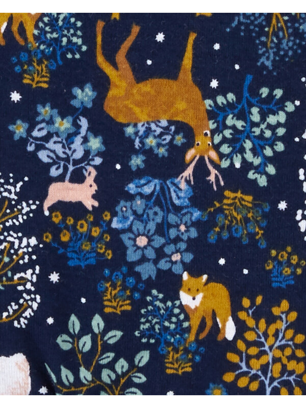 Pijama bleumarin caprioare