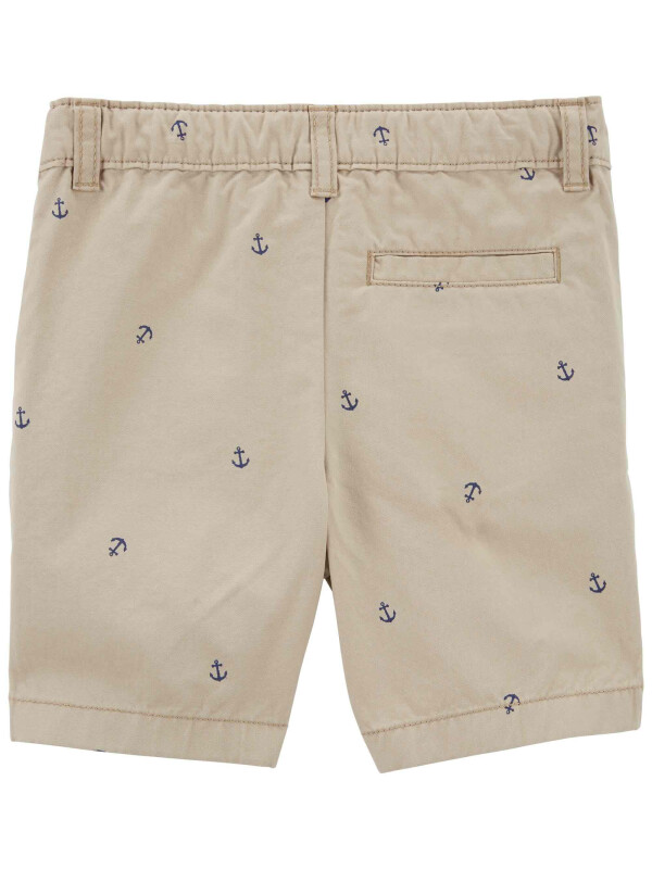 Pantaloni scurti maro ancora