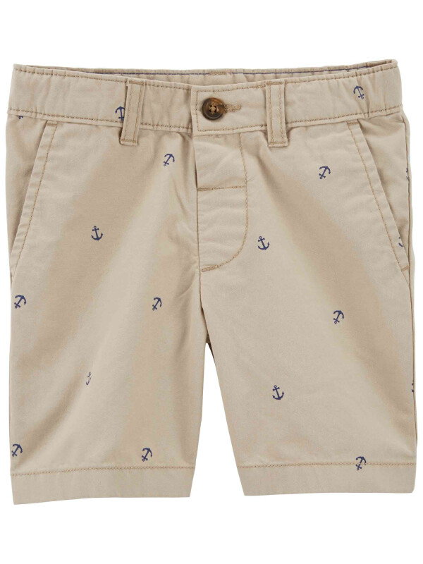 Pantaloni scurti maro ancora