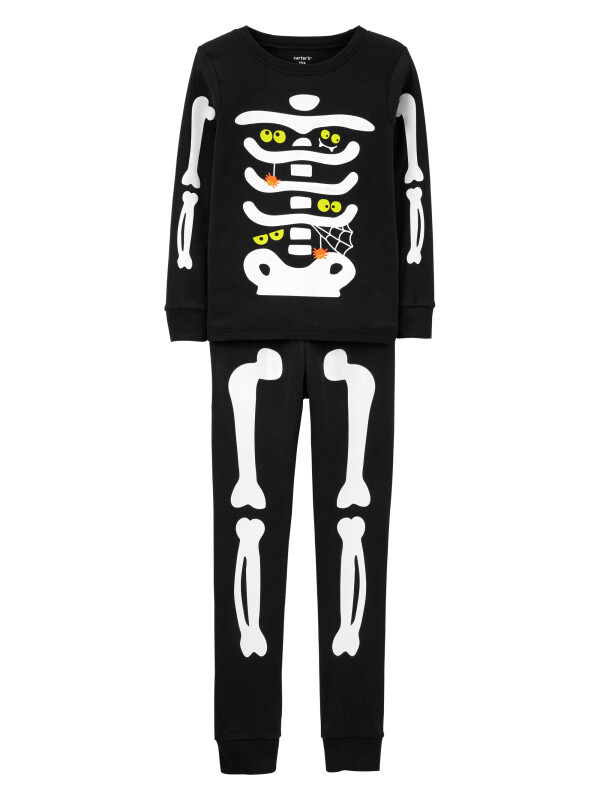 Carter's Set 2 piese Halloween schelet