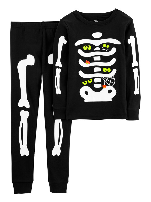 Carter's Set 2 piese Halloween schelet