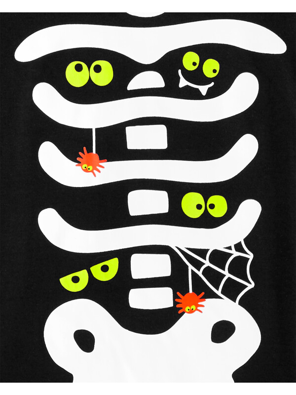 Carter's Set 2 piese Halloween schelet