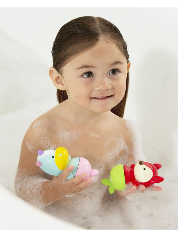 Skip Hop Jucarii ZOO pentru baie - Unicorn / Vulpe