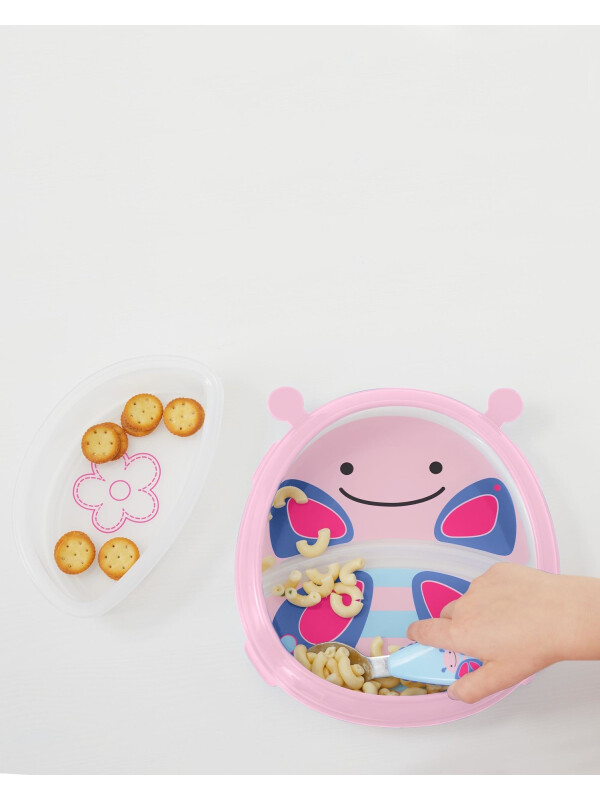 Skip Hop Set farfurie & bol Zoo Smart - Fluture