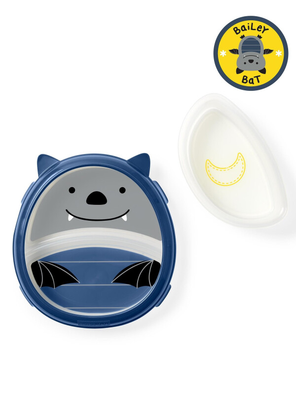 Skip Hop Set farfurie & bol Zoo Smart - Liliac