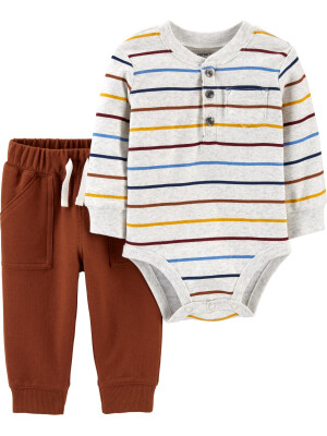 Carter's Set 2 piese body si pantaloni Dungi 
