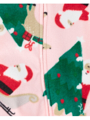 Pijama roz Craciun