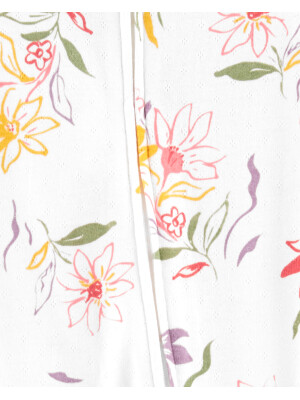Carter's Pijama alb cu flori