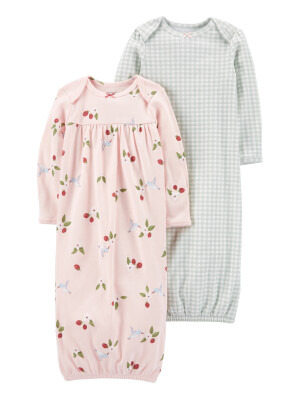 Carter's Set 2 piese sac de dormit flori si fructe