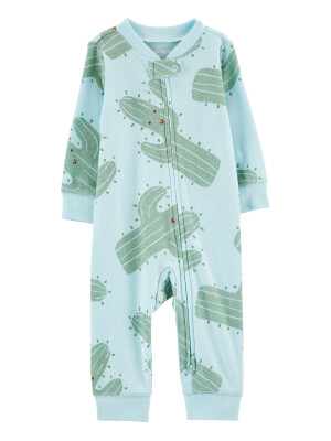 Pijama cu fermoar Cactus