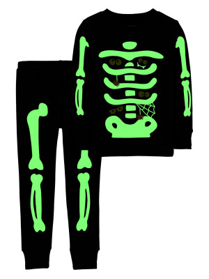 Carter's Set 2 piese Halloween schelet