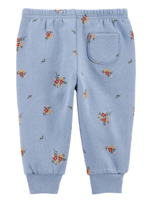 Carter's Pantaloni bleu cu flori