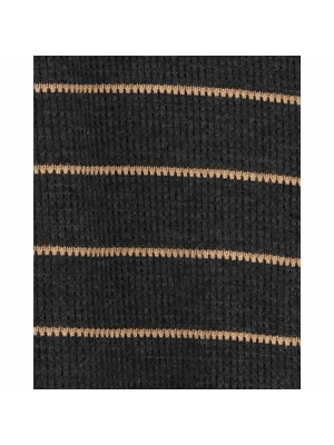 Pijama negru cu dungi