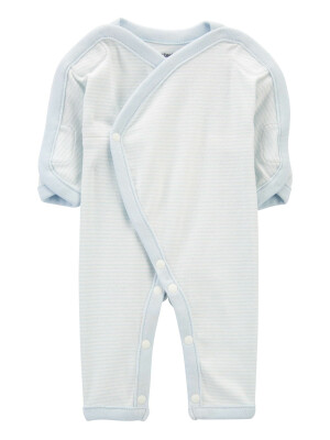 Pijama bleu cu dungi