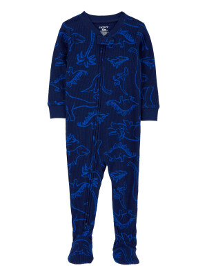 Pijama albastru cu dinozauri