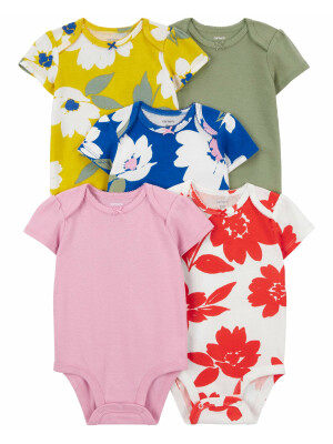 Set 5 piese body cu flori