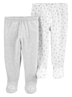 Carter's Set 2 piese pantaloni bebelus Norisori