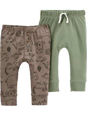 Carter's Set 2 piese pantaloni Animale