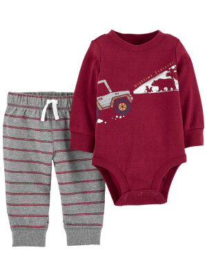 Carter's Set 2 piese body si pantaloni Explorator