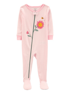 Carter's Pijama cu fermoar Floare
