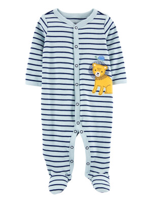 Pijama bleu cu leu