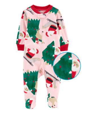 Pijama roz Craciun