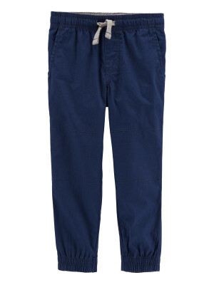 Pantaloni bleumarin cu snur