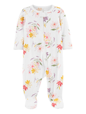 Carter's Pijama alb cu flori