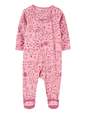 Pijama roz cu bufnita