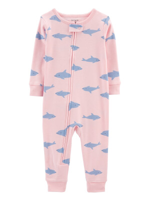 Pijama cu fermoar Delfin