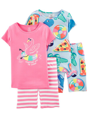 Set 2 pijamale Flamingo