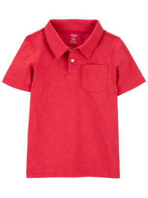 Tricou polo rosu
