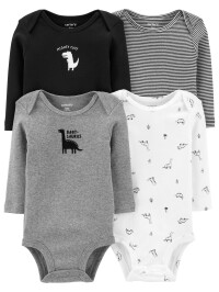 Carter's Set 4 piese body bebelus Dinozauri