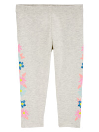 Carter's Colanti gri cu flori