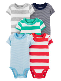 Carter's Set 5 body cu dungi