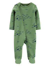 Carter’s Pijama cu fermoar reversibil Dinozaur 100% Bumbac Organic