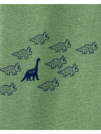 Carter’s Pijama cu fermoar reversibil Dinozaur 100% Bumbac Organic